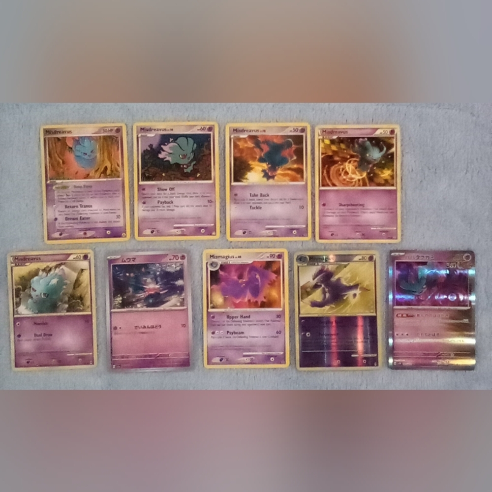 ✨Misgagius Reverse Holo Evolution Pokemon Card Bundle✨